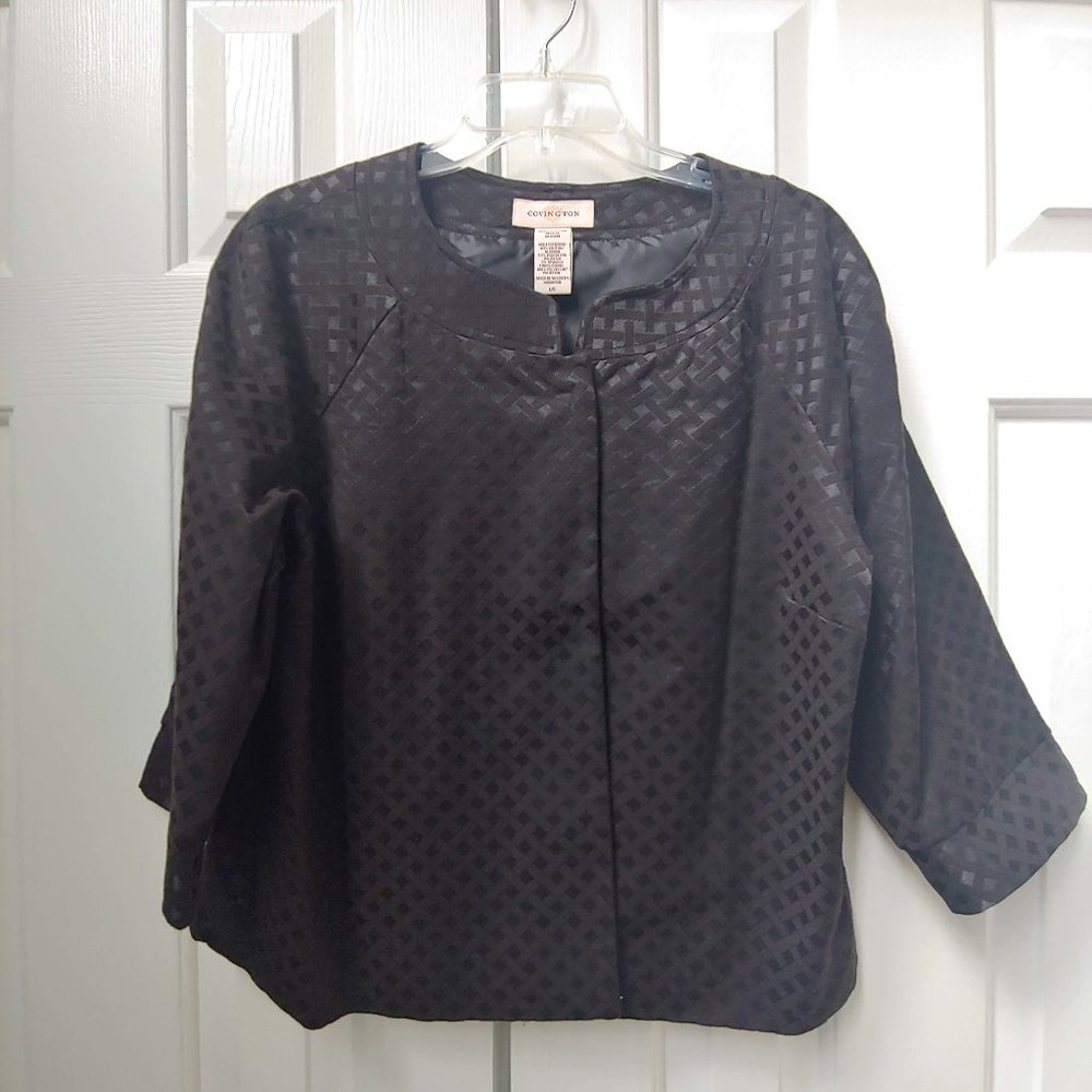 Black Casual Jacket never worn.